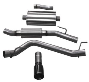Jeep Gladiator JT Performance Exhaust - CORSA Performance - Cat-Back Single Touring Side Exit - Black - `20-`25